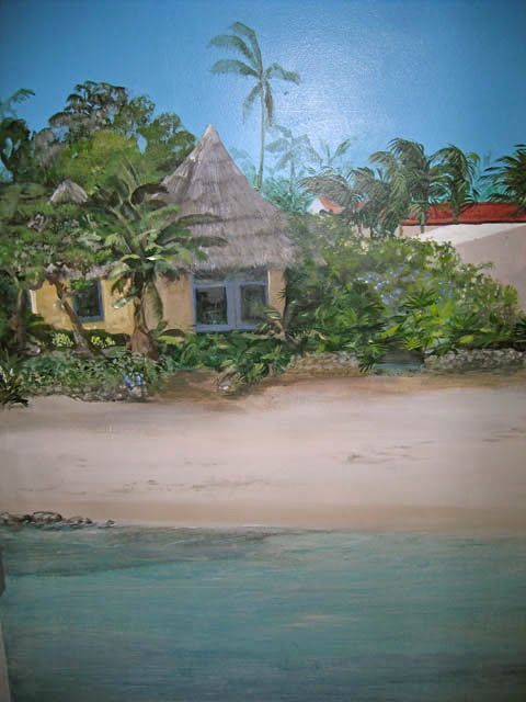 Muurschildering Curacau te Almere